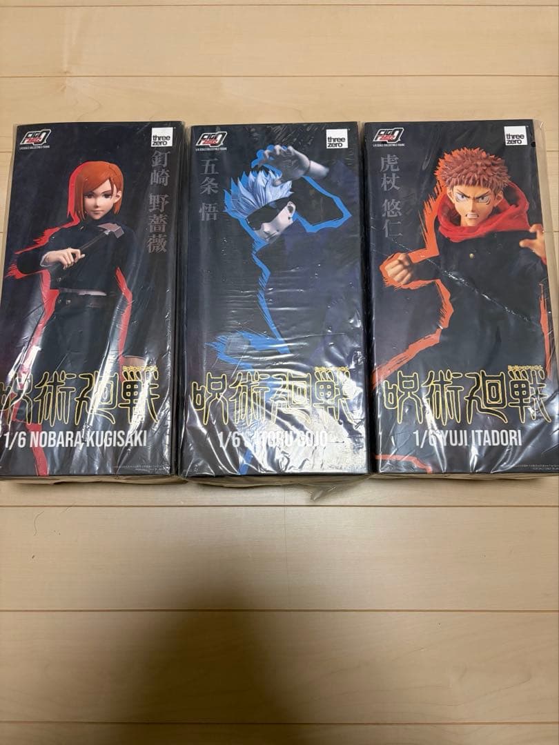 新品 スリーゼロ 呪術廻戦 虎杖 釘崎 五条 threezero フィグゼロ『呪術廻戦』特製フィギュア・シリーズが登場！ – threezero
