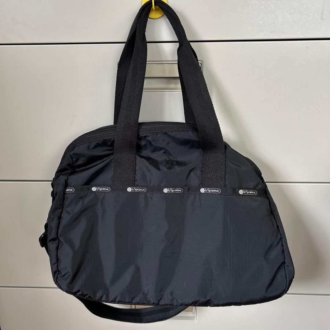 【新品/未使用】レスポートサック　黒のボストンバッグ