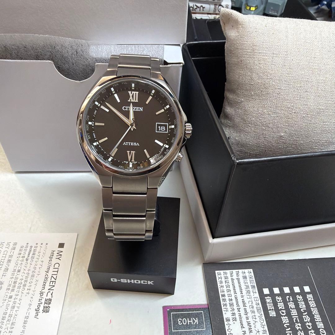 CITIZEN ATTEZA CB1120-50G チタン　エコドライブ