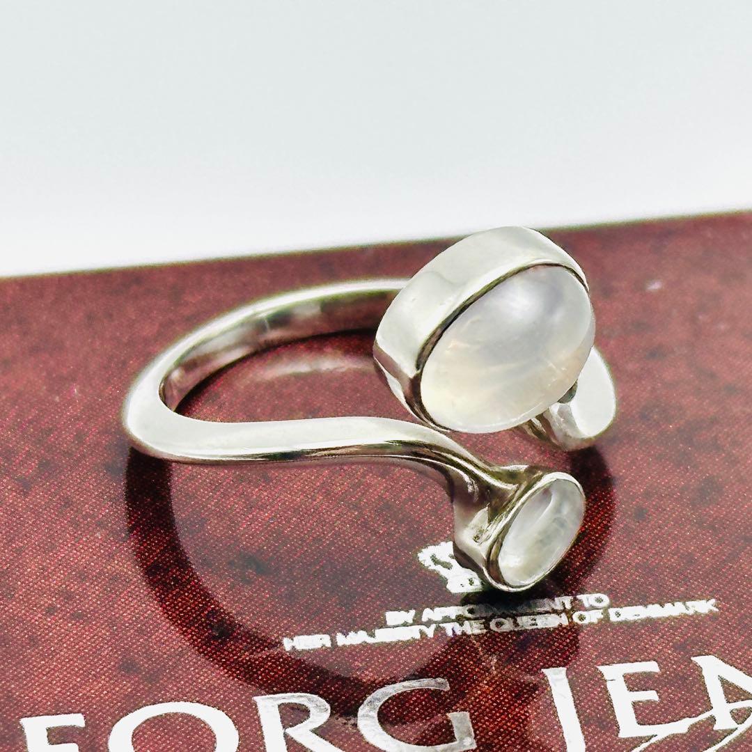 希少　  159 リング　ムーンストーン　13号　925S