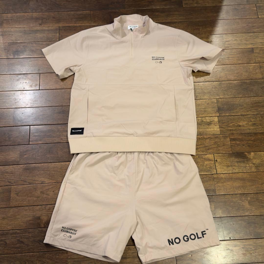clubhaus no coffee ピステ モックネック M Lセットアップ NO COFFEE × CLUBHAUS 