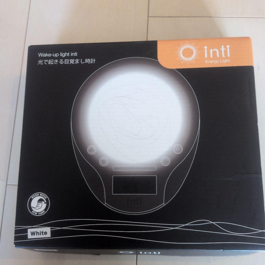 【新品未使用】inti 目覚ましライト ホワイト