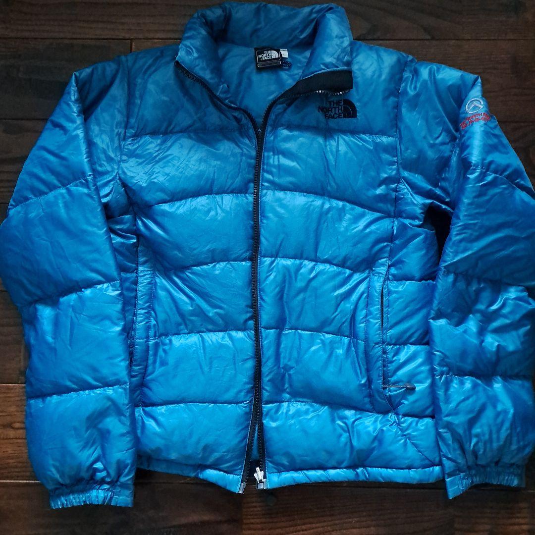 THE NORTH FACE ダウンジャケット 青 レディースL　収納袋付き ノースフェイス THE NORTH FACE ダウン ジャケット アウター 1996