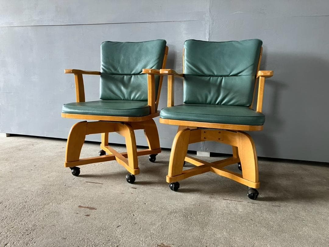 回転チェア アームチェア ダイニングチェア チェア 2脚セット RWcha23