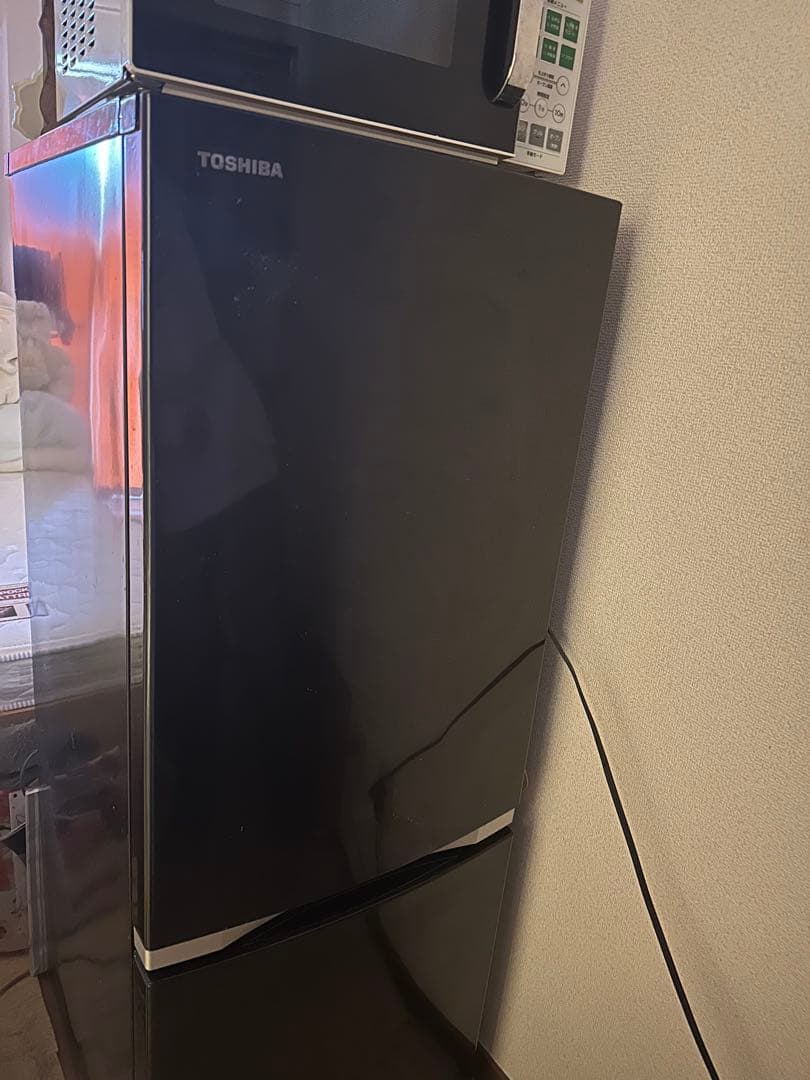 RK　冷蔵庫 TOSHIBA 黒　単身一人暮らし