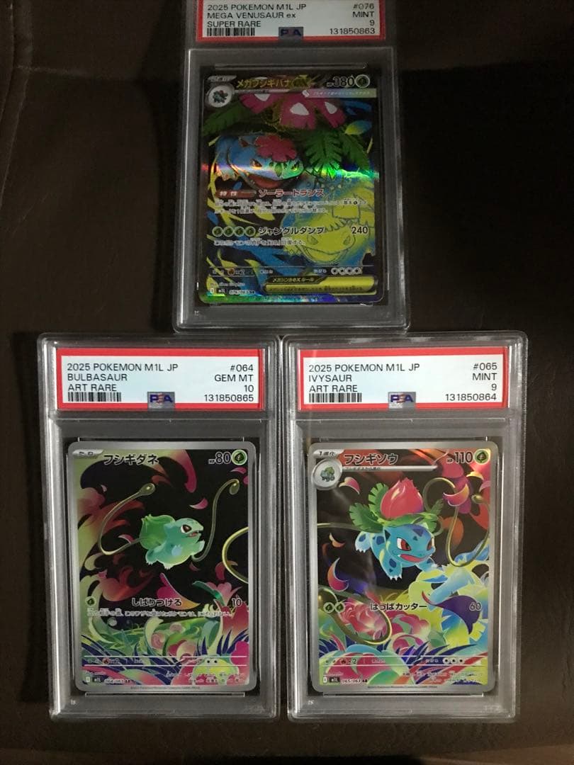 2025 ポケモンカード メガフシギバナ　フシギソウ　フシギタネ　3枚セット