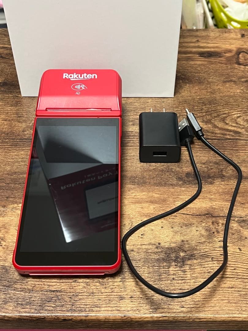 美品　Rakuten 決済端末 楽天ペイターミナルレッド