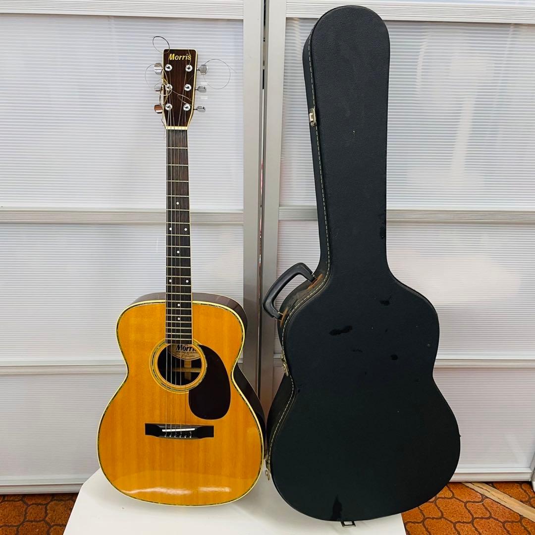 Morris F-25 アコースティックギター ハードケース付き Yahoo!オークション - Morris モーリス F-25 アコースティックギター
