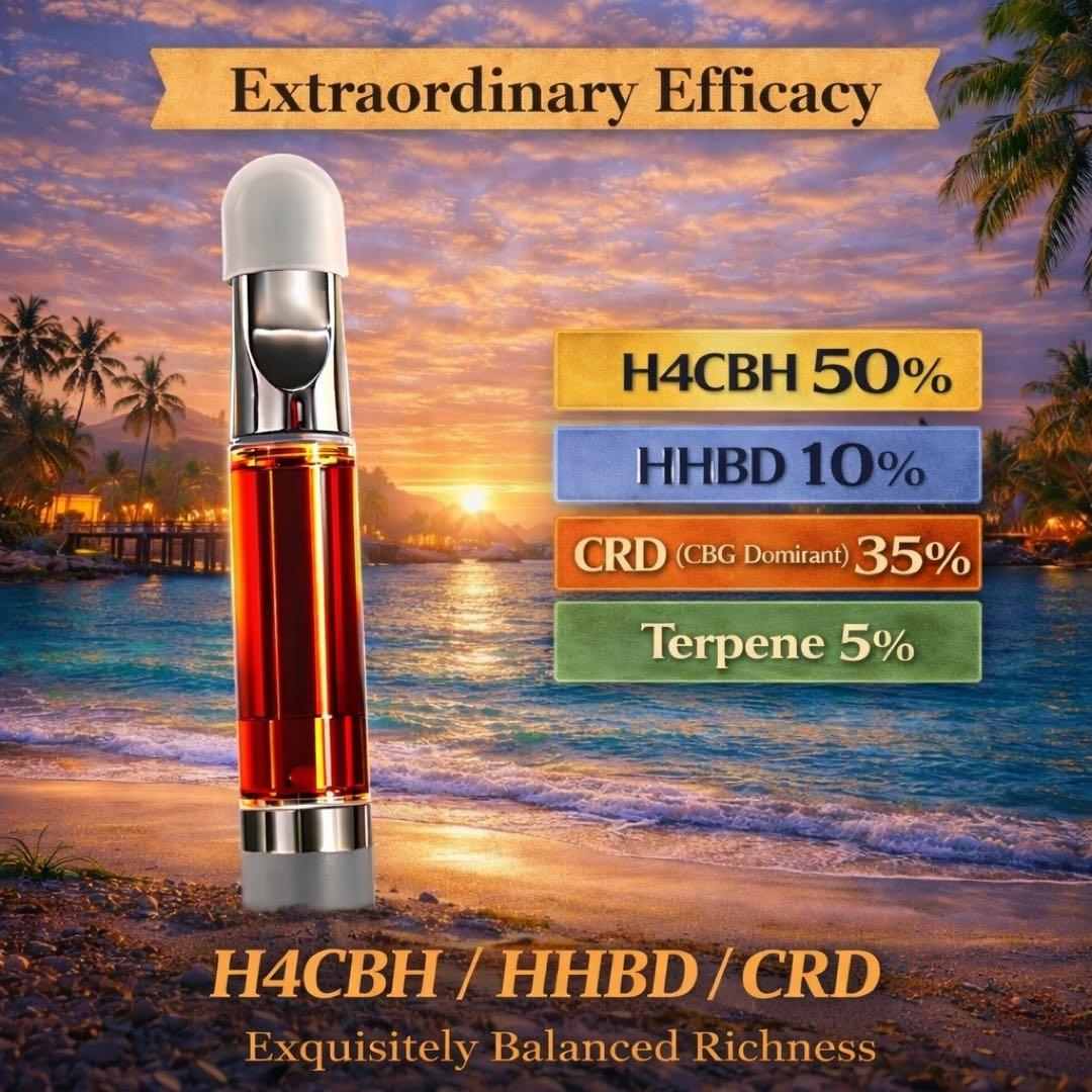 【上級者向け】H4CBH HHBD CRD (CBG優勢) リキッド 1㎖