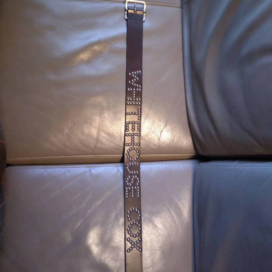 WHITEHOUSE COX スタッズレザーベルト 32 ホワイトハウスコックス