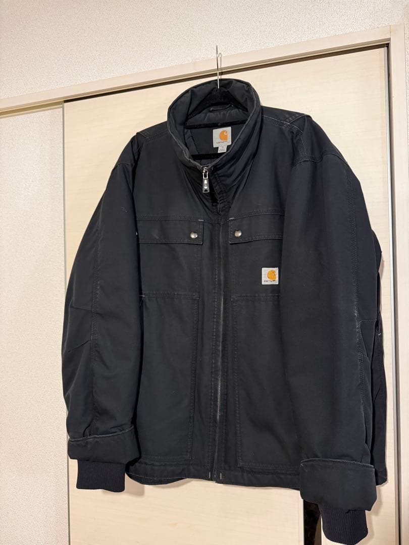 carhartt ダックジャケット　古着 カーハート ダックコート ブラウン XLくらい Carhartt ダック 古着系