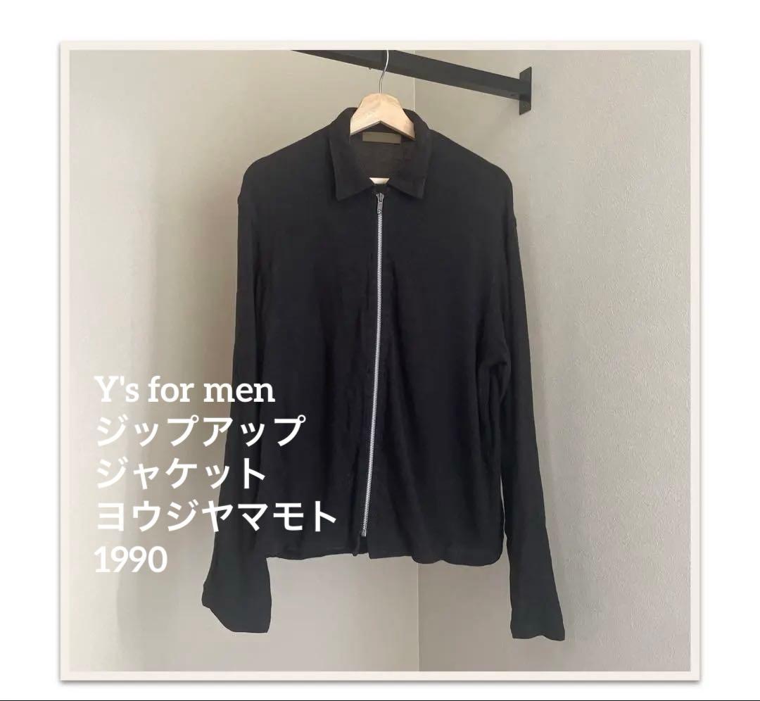 Y's for men ジップアップジャケット　　綿レーヨン　ヨウジヤマモト