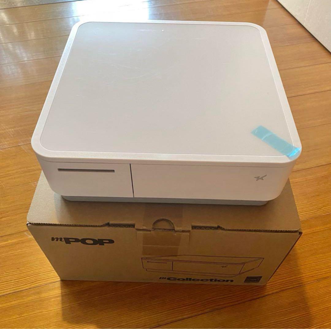 mPOP10 キャッシュドロワ 一体型プリンタ　ホワイト スター精密 美品！