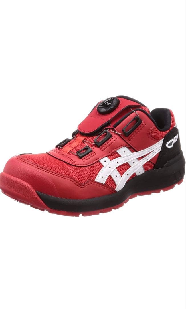 ASICS 安全靴 1271A022 レッド/ホワイト