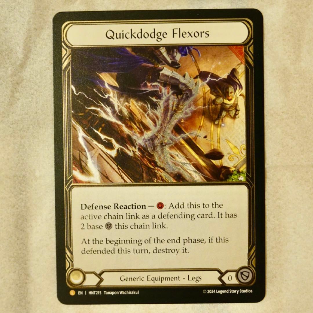 【FaB】Quickdodge Flexors 屈性回避 cold foil