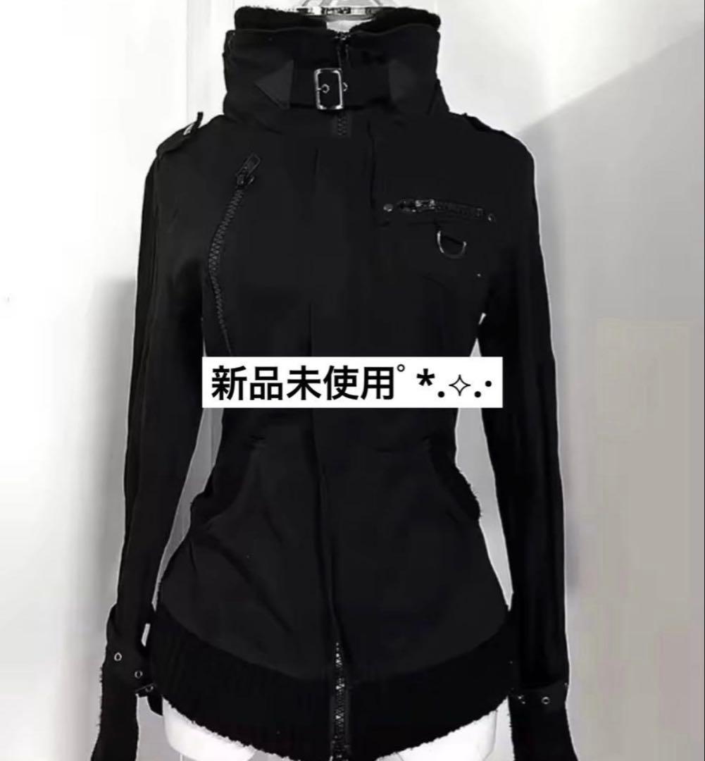 y2k archive グランジ 平成 V系 ミリタリージャケット ブラック