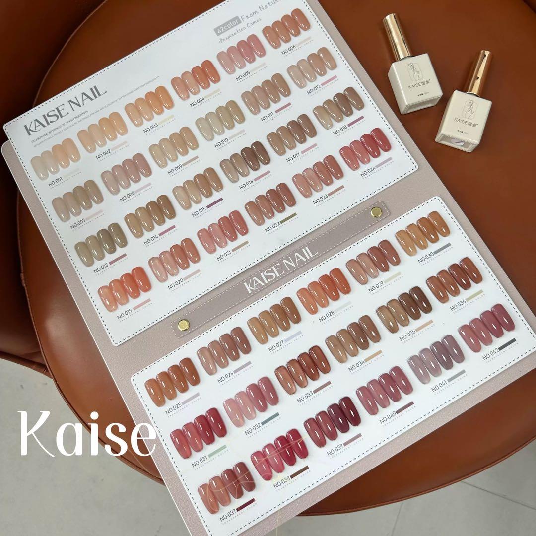 KAISE 42色　透明ジェルカラー　ネイル