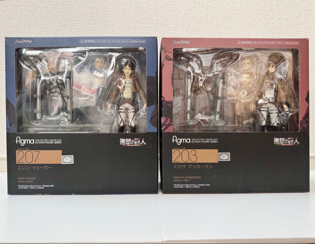 figma 207 エレン・イェーガー & 203 ミカサ・アッカーマン
