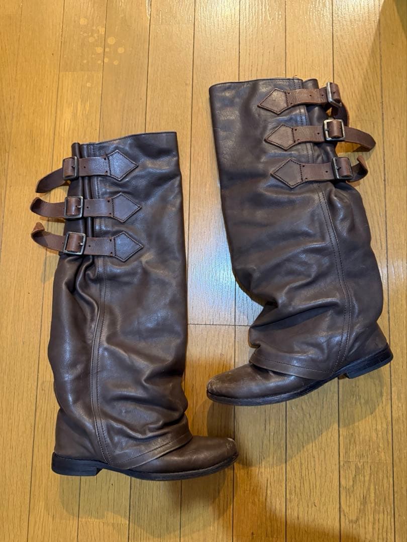 ZUCCa　ズッカ　ベルトパンツブーツ　S 希少モデル　ナウシカブーツ