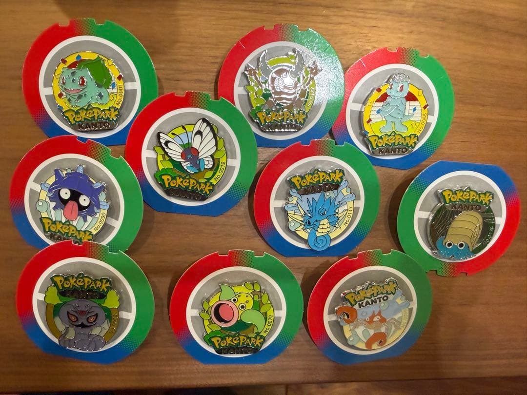 ポケパークカントー限定 ピンバッジ ピンズ 10個セット