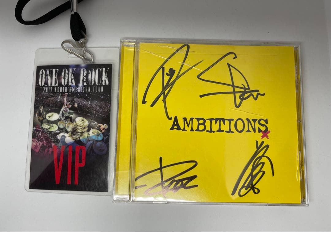 ONE OK ROCK Ambitionsサイン入り CD ワンオク VIP