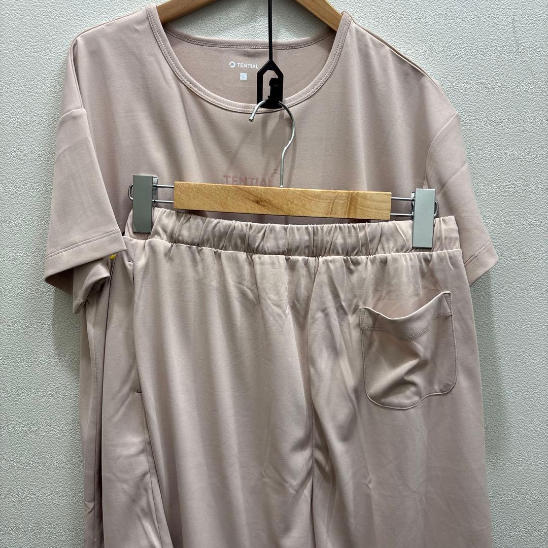 TENCIAL BAKUNE上下セットピンク TENTIAL（テンシャル） リカバリーウエア 公式 BAKUNE Mesh 上下セット