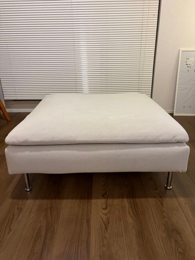 IKEA SÖDERHAMN ソーデルハムン オットマン ライトベージュ SÖDERHAMN ソーデルハムン オットマン, フリードトゥナ ライトベージュ