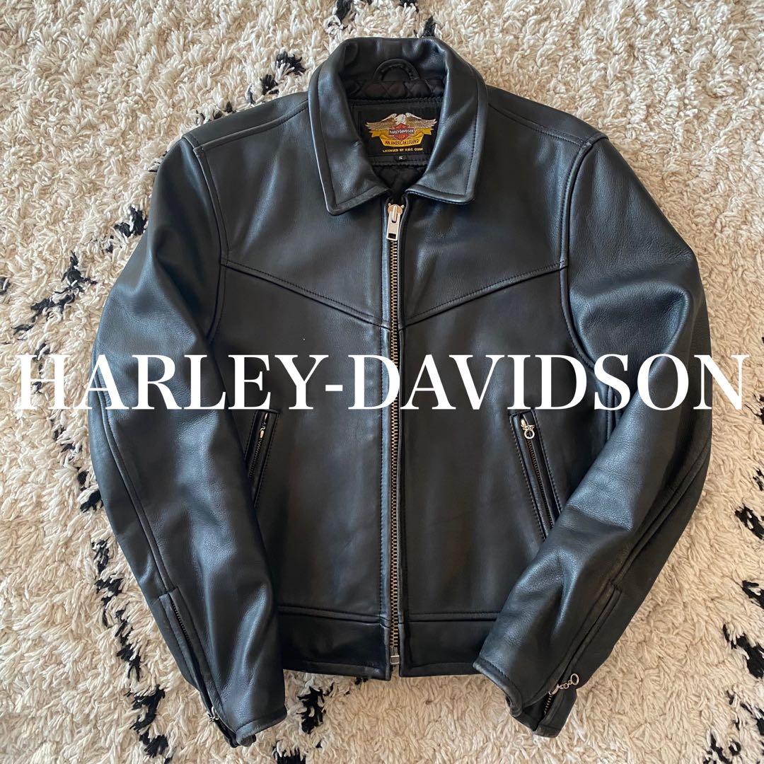 HARLEY-DAVIDSON ハーレーダビッドソン　シングルライダース本革　S