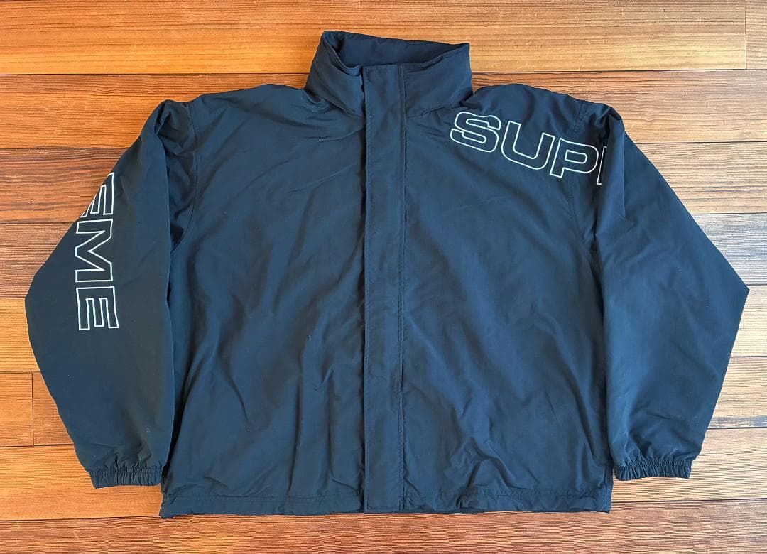 Supreme Spellout Embroidered トラックジャケット L Supreme Spellout Embroidered Track Jacket Black | eBay