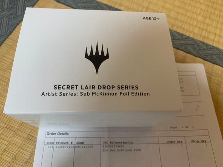 MTG シークレットレイヤー　セブマッキノン　FOIL 未開封