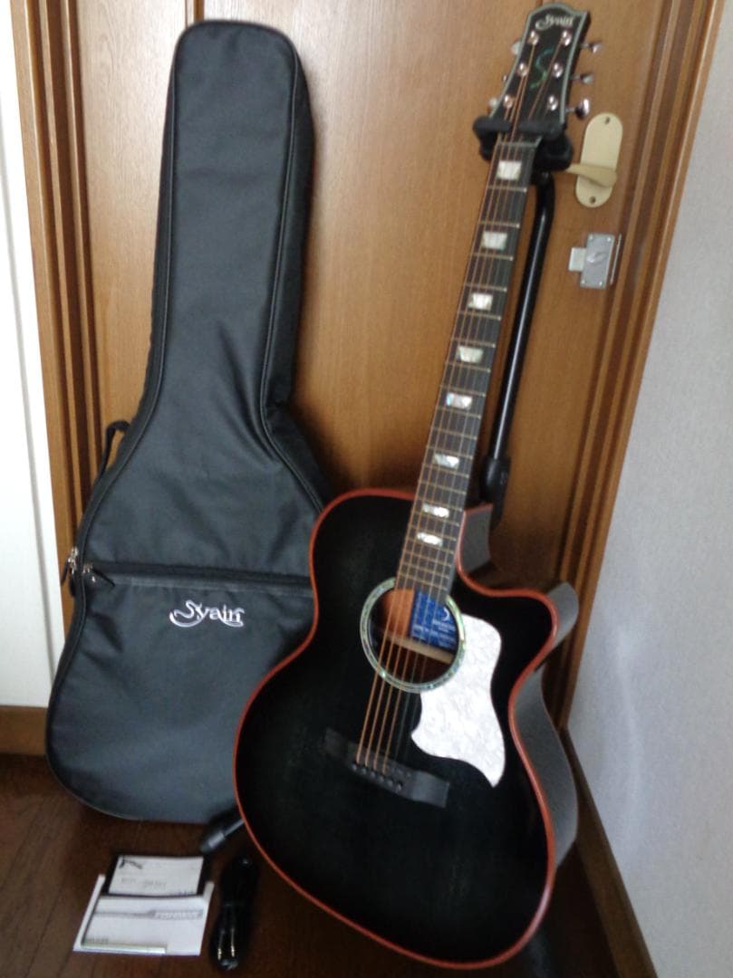 S.Yairi YATK-1400EC BK　エレアコ　美品！　アバロン貝装飾