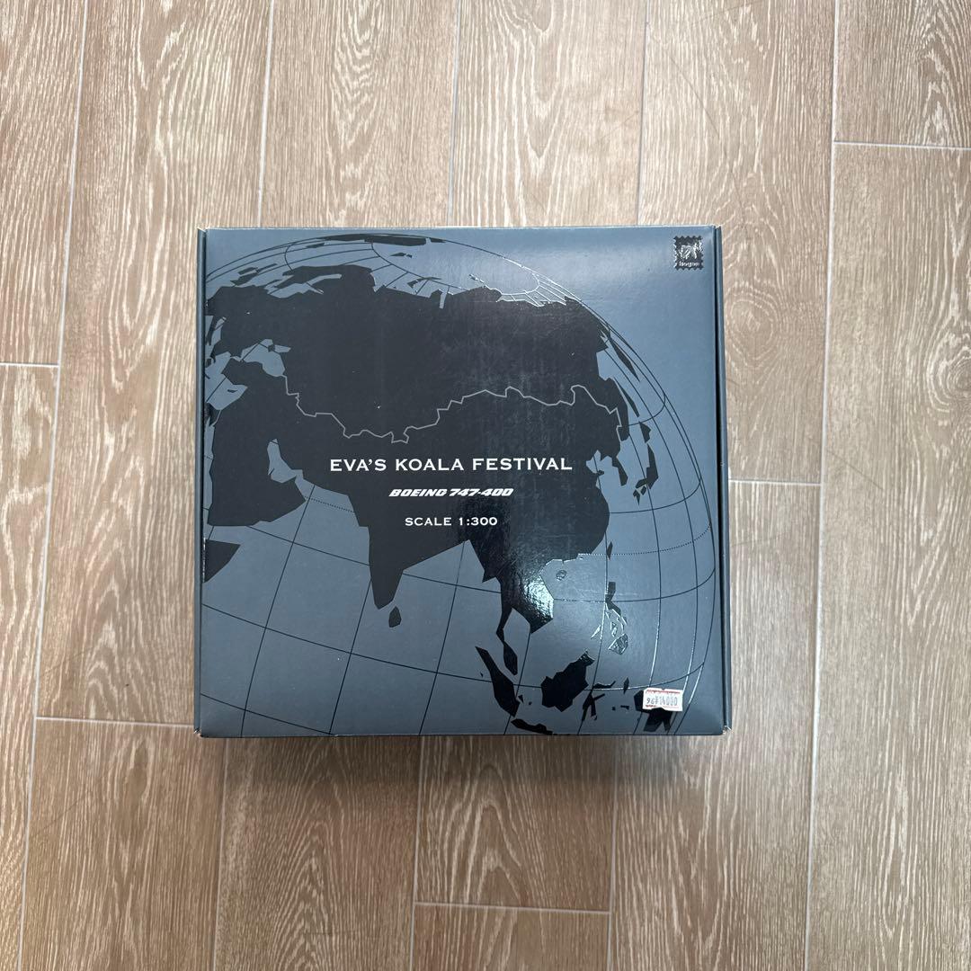 Hogan Wings EVA AIR コアラフェスティバル B747-400 Hogan Wings Eva Air Koala Festival B747-400 1/300 scale model | eBay