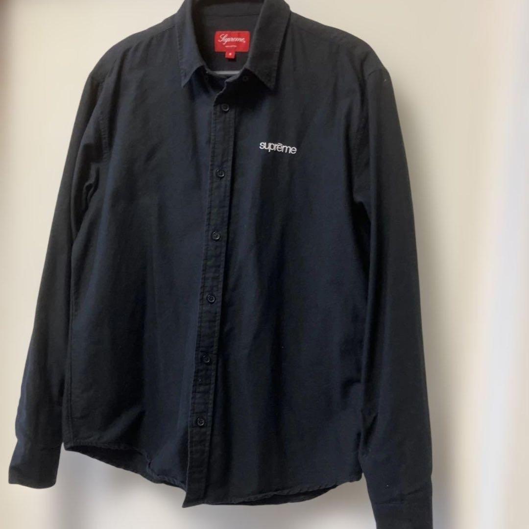 Supreme ブラック 長袖シャツ Sサイズ　シュプリーム