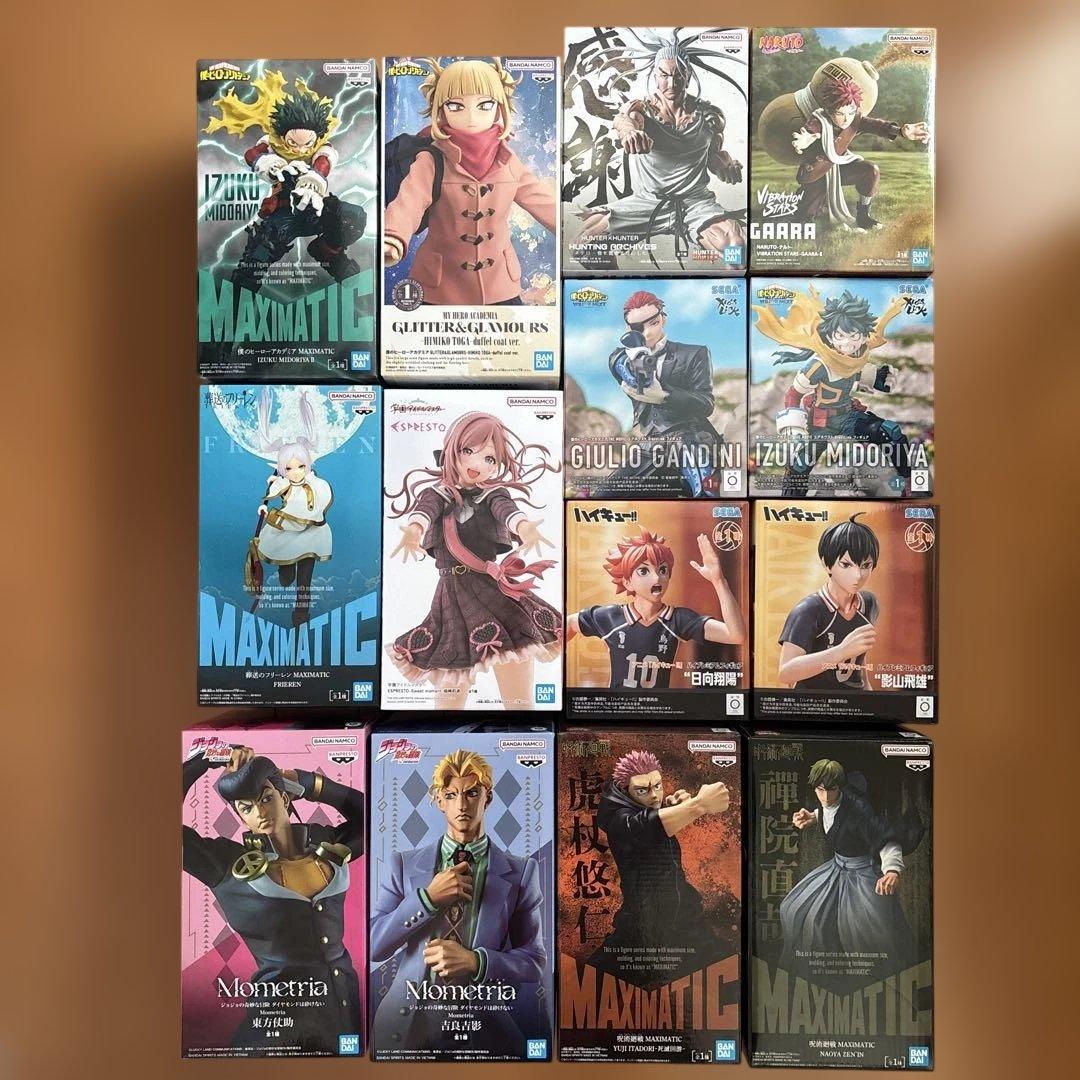 フィギュア14体まとめ売り　呪術廻戦　ヒロアカ　NARUTOなど ジャンプ系フィギュア 5個セット まとめ売り NARUTO ヒロアカ 呪術