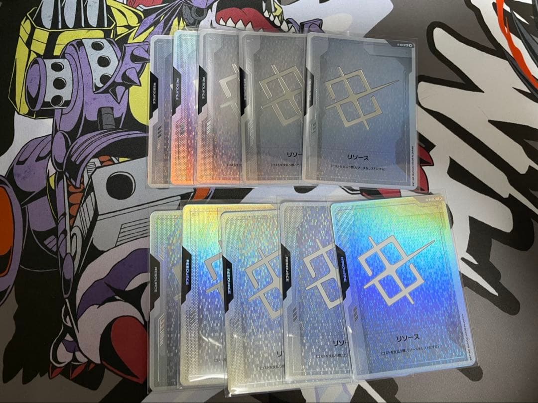 ガンダムカードゲーム リソース パラレル 10枚セット β版 β版限定カードパックやレジェンドレアカードなどがセットに
