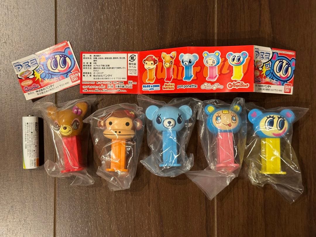 【未使用】OLD miniPEZ ジュニアシティ5体セット コンプリート　ガチャ