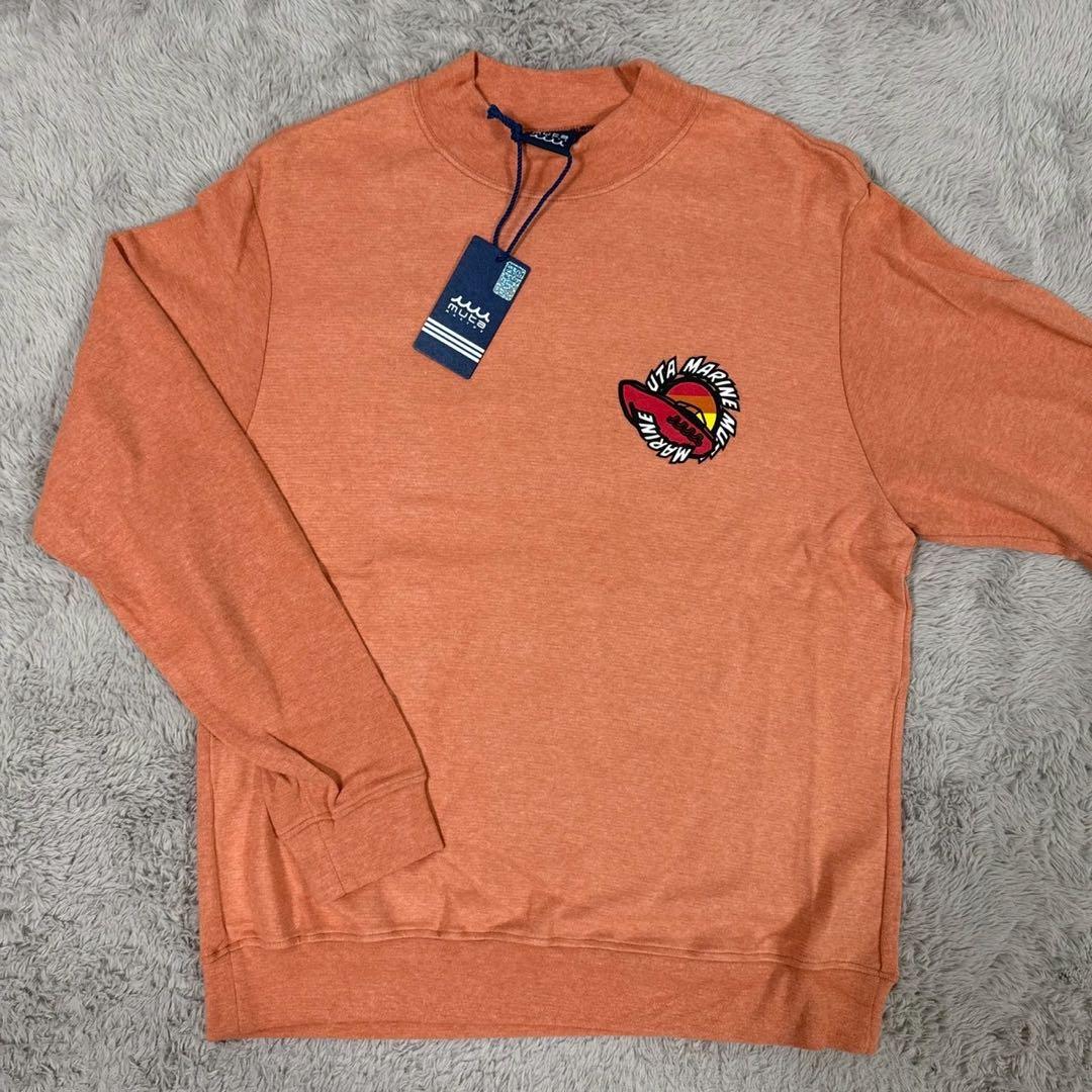 muta★ライトニット モックネックプルオーバー★ＸＬ