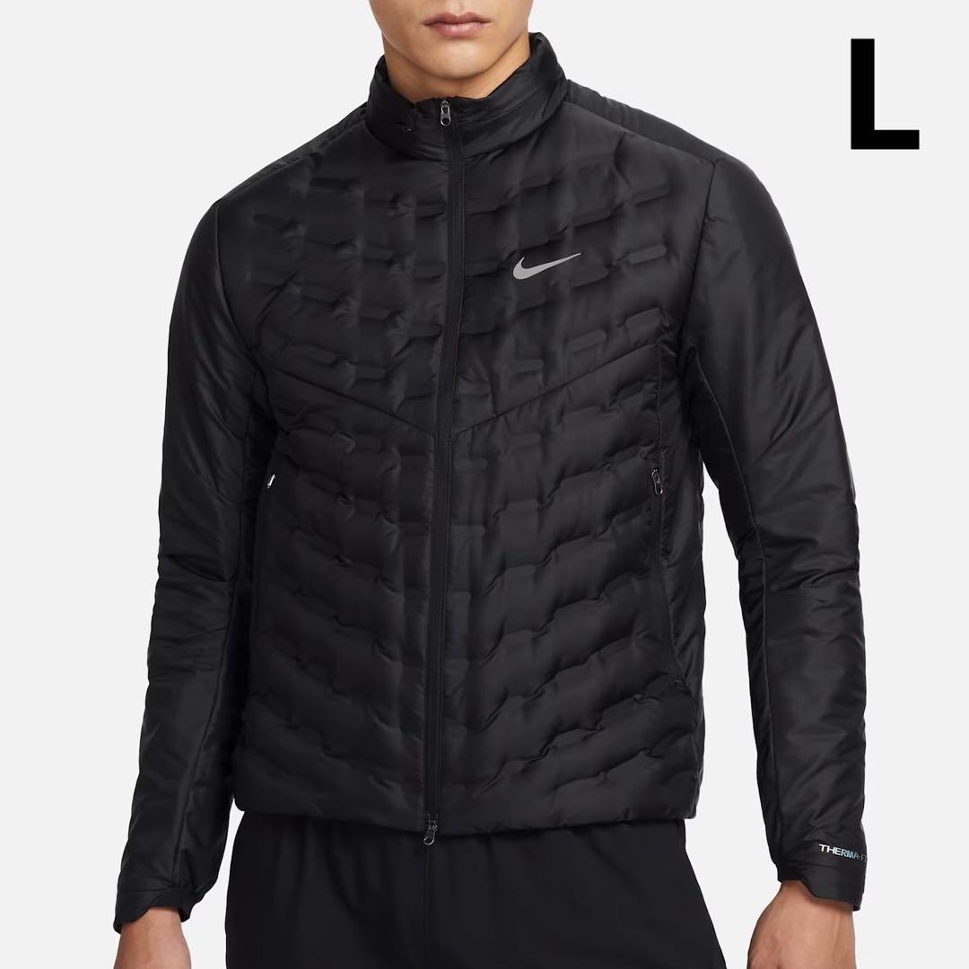 ナイキ エアロロフト メンズ レペル ダウン ランニングジャケット L 黒