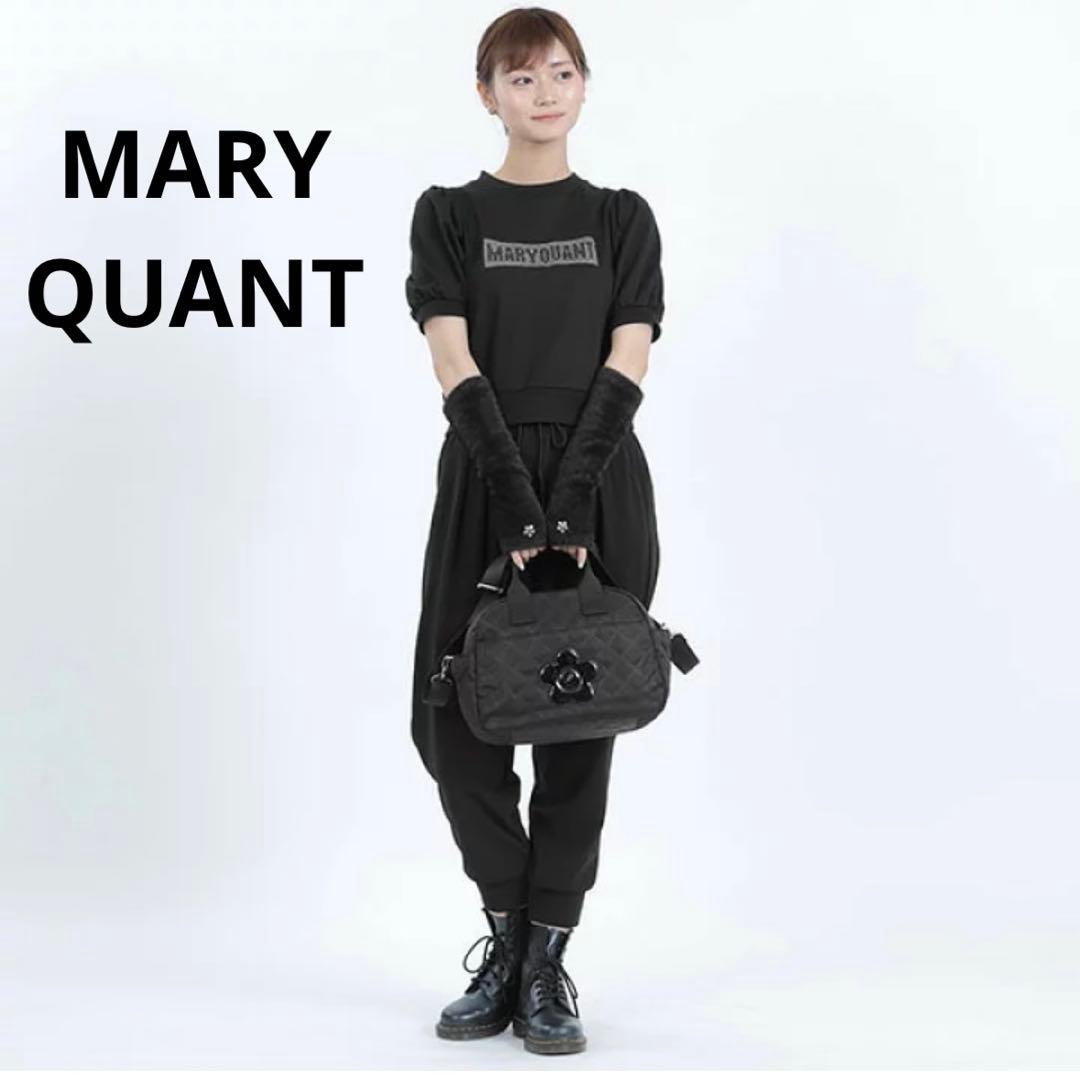 マリークワント MARY QUANT ピンソニックキルトデイジー 2WAYトート