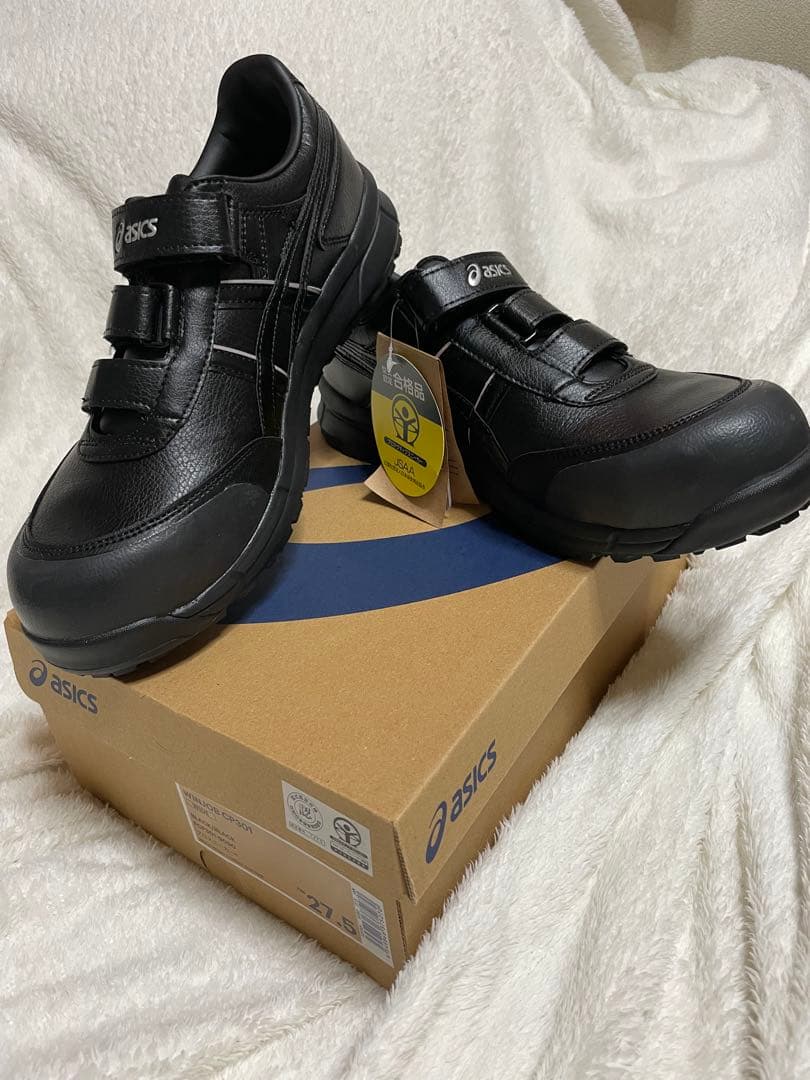【新品】　安全靴 アシックス　ウィンジョブCP301ブラック　27.5㎝