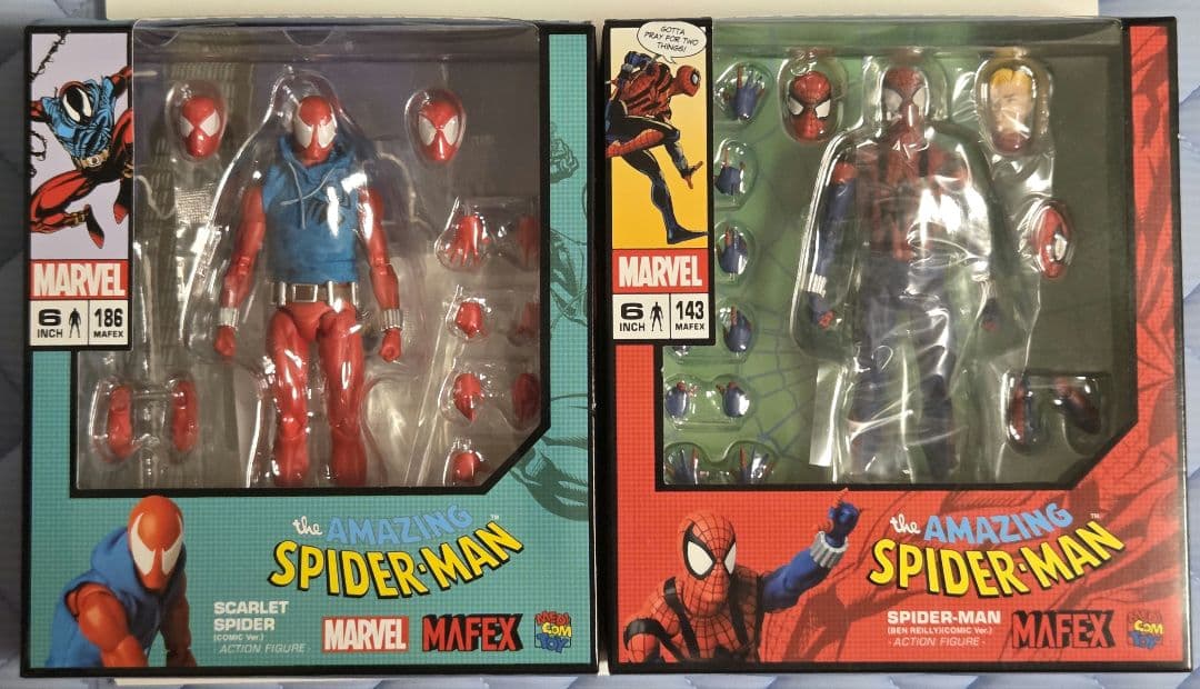 mafex スパイダーマン ベンライリー スカーレットスパイダー スパイダーマン：アクロス・ザ・スパイダーバース』スパイダー