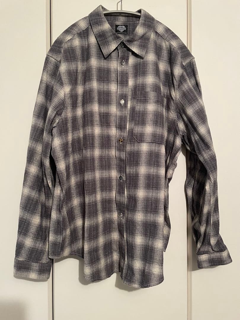TSY ORIGINAL OMBRE CHECK SHIRTS Lサイズ TSY ORIGINAL OMBRE CHECK SHIRTS【BLACK TAG】// GR