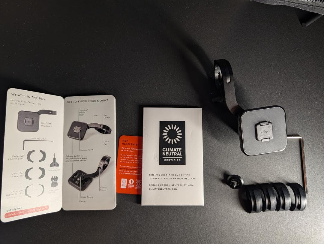 Peak Design ピークデザイン アウトフロントバイクマウント ブラック ピークデザイン(peak design) アウトフロントバイクマウントV2