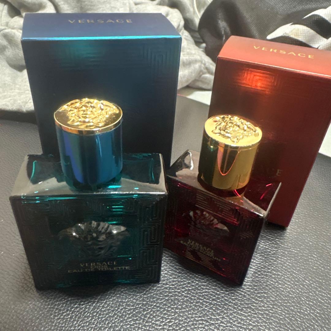versace エロスEDT50ml & エロスフレイムEDP30ml 香水