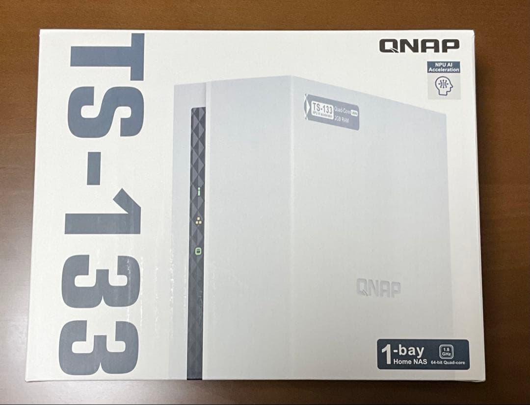 QNAP TS-133 1ベイ NAS