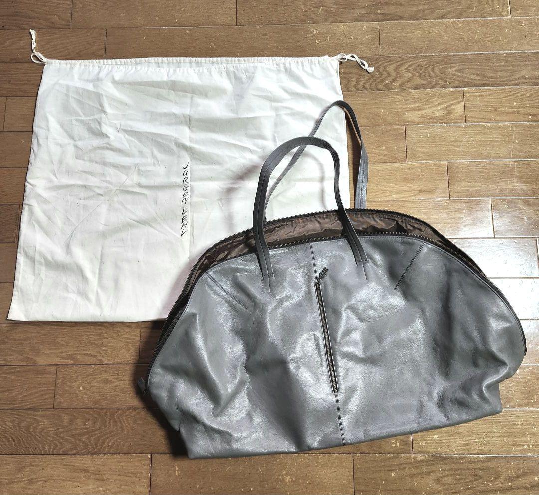 ヨーガンレール　ボストンバック　ラージサイズ　グレー