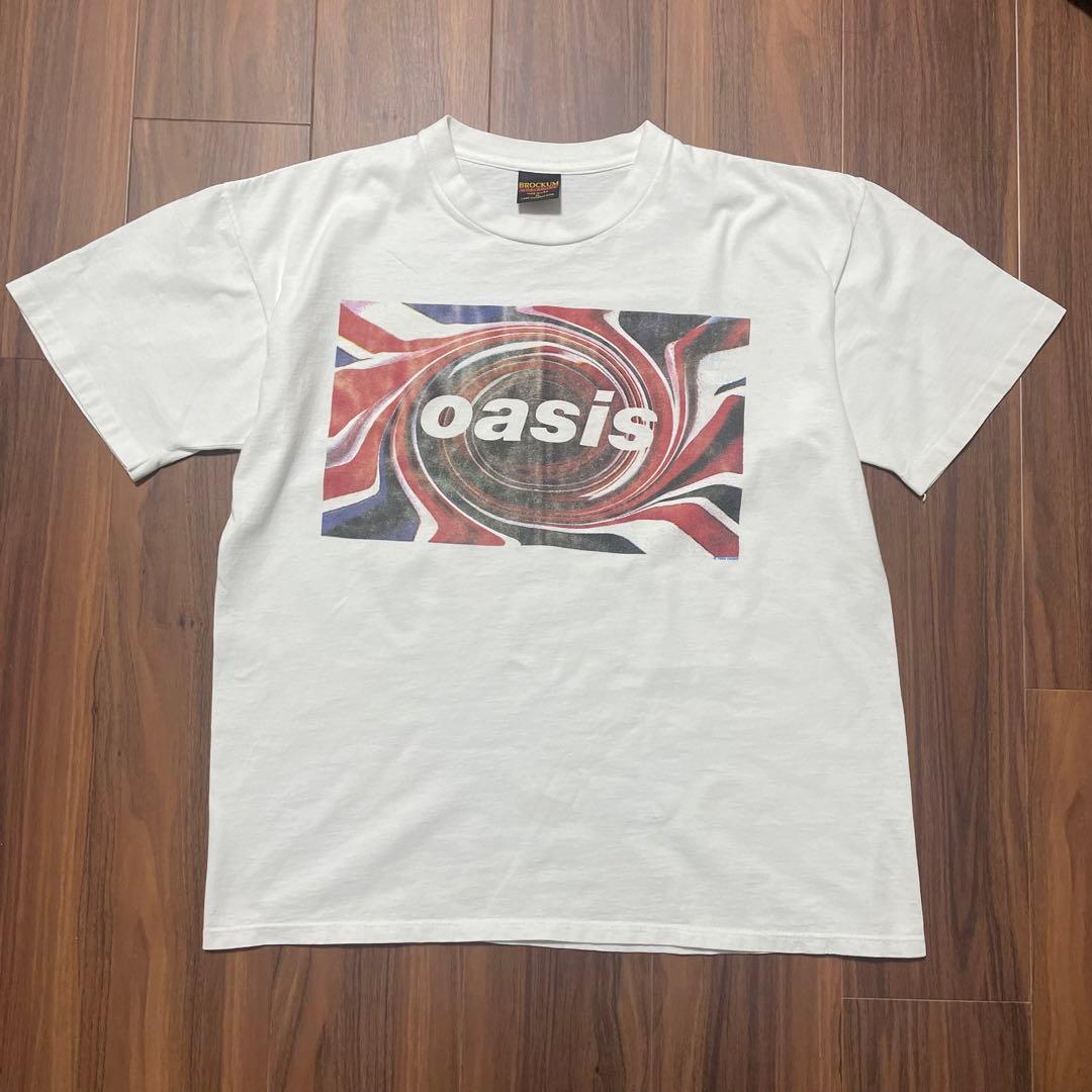値下げしました】90's oasis UNIONJACK バンドTシャツ XL - メルカリ