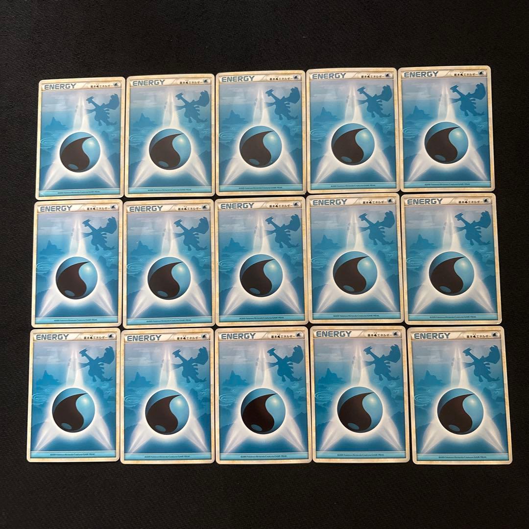 ポケモンカード 基本水エネルギー ルギア legend レジェンド 15枚