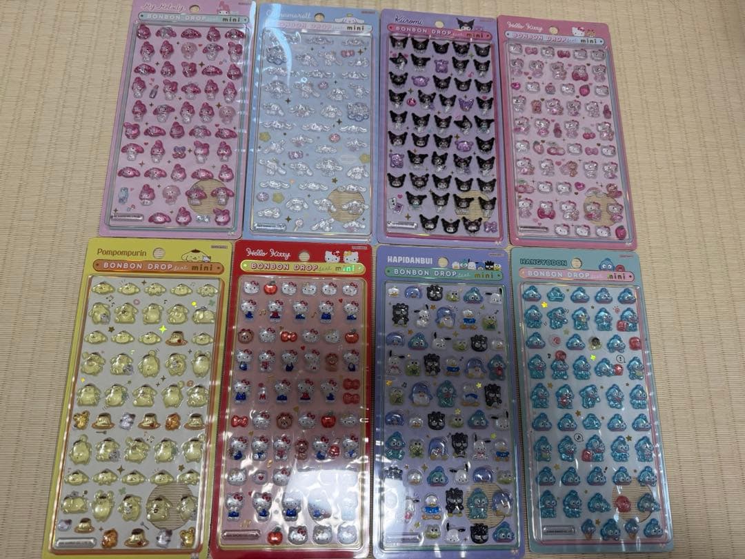 【国内正規品】 ボンボンドロップシール mini サンリオコンプセット