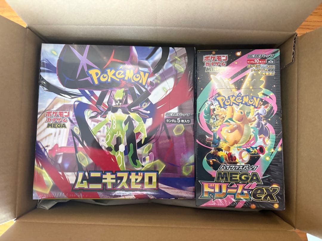 ムニキスゼロ　MEGAドリームex 2BOX シュリンク付　ポケセン産